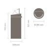 Kosz TOUCH BIN NEW 30L Matt Steel